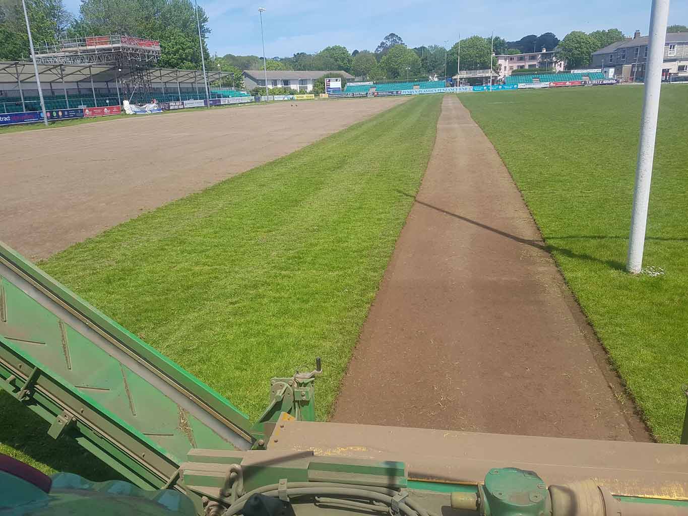 Natural Grass WR Sandow Ltd Sports pitch contractors Cornwall